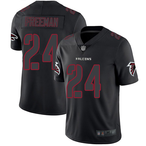Atlanta Falcons Limited Black Men Devonta Freeman Jersey NFL Football #24 Rush Impact